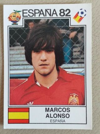 Panini World Cup Espana 82 Football Stickers - Marcos Alonso 304