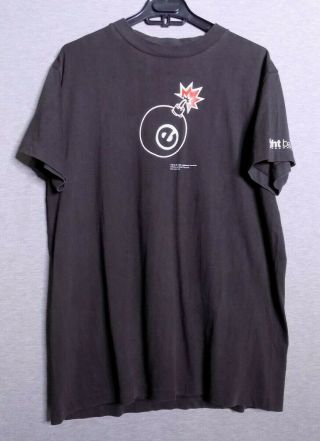 Vintage Eightball Records Logo Single Stitch Techno 90s Rare T - Shirt Nyc