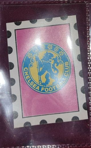 A & Bc Stamp Football Club Crests 1971 - 72.  Chelsea.