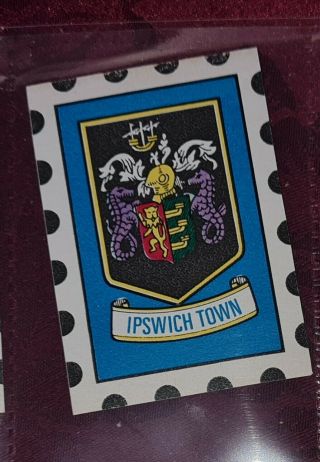 A & Bc Stamp Football Club Crests 1971 - 72.  Ipswich Town.