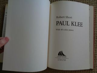PAUL KLEE by Robert Short 1983 Paintings Swiss Artist biography Fish Magic Art 3