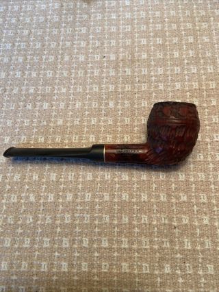 Vintage Shellcraft Imported Briar Italy Estate Pipe Hand Carved 5 - 1/4” 1930’s