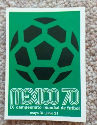 Panini World Cup Argentina 1978 Album Sticker - Mexico 70