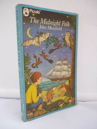 The Midnight Folk By John Masefield - Pb Illustrated By Rowland Hilder 1977