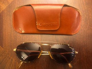 Vintage Carrera Ultralight Tortoise Shell Sunglasses And Case
