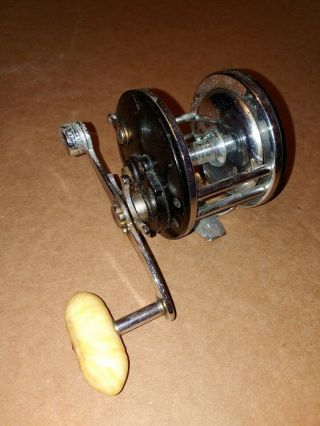Vintage Penn Long Beach 60 Saltwater Fishing Reel With Special Unique Brass Drag