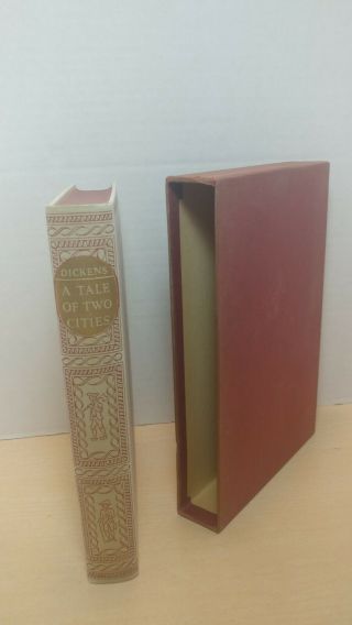1938 Charles Dickens " A Tale Of Two Cities " Heritage Club Edition W/slipcover