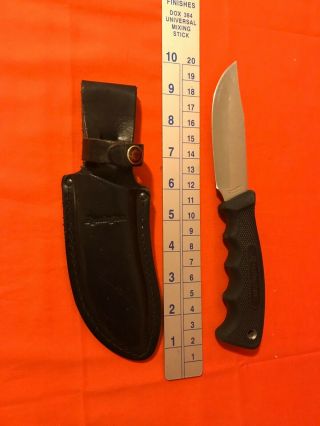 Vintage Remington Fixed Blade Knife W/sheath Made In The Usa