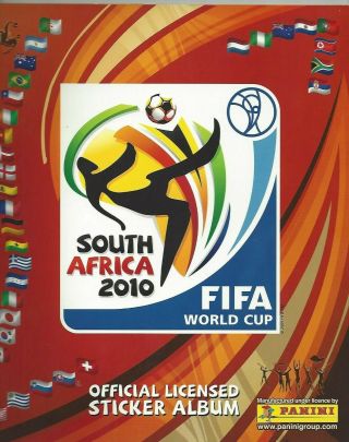 Panini Fifa Football World Cup Sticker Album - Empty - South Africa 2010