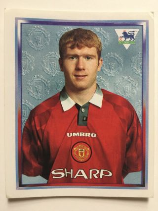 Merlin Premier League 1998 Sticker Manchester United 356 Paul Scholes