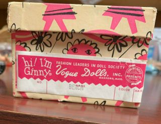 Vintage Vogue Ginny Doll Beach Box With Insert Only