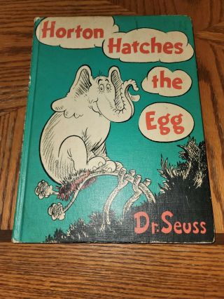 Vnt 1940 By Dr.  Seuss Horton Hatches The Egg Hb Book