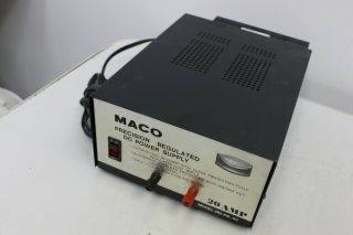 Vintage Maco Precision Regulated DC Power Supply 20 Amp Accessory 2