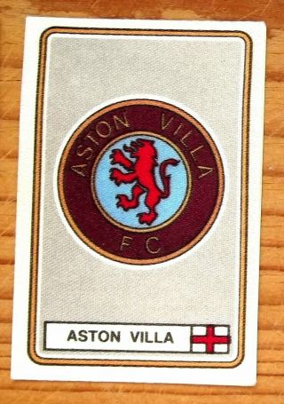 Panini Football 79 No 24 Aston Villa Football Club Badge Sticker