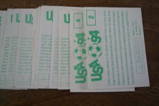 Panini USA 94 World Cup Football Stickers Green Back VGC - Pick Stickers Needed 2