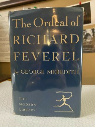 Vintage Modern Library The Ordeal Of Richard Feverel George Meredith 134 1950