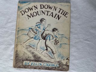 Down Down The Mountain Ellis Credle Hc Vintage 1961 Weekly Reader Child 