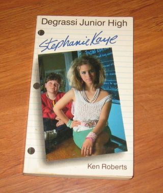 1988 Degrassi Junior High Pb Book Stephanie Kaye By Ken Roberts