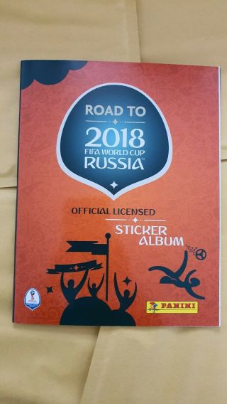 2018 Panini Road To 2018 Fifa World Cup Russia Sticker Album And Six Stickers