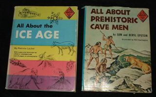 2 All About Prehistoric Cave Men & The Ice Age Allabout 30 & 31 Random House