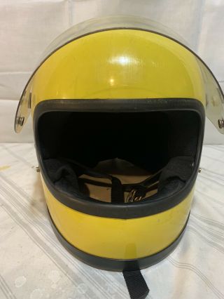 Vintage 1971 Shoei Motorcycle Helmet