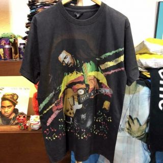 Vintage 90s Bob Marley over print T - Shirt size M 2
