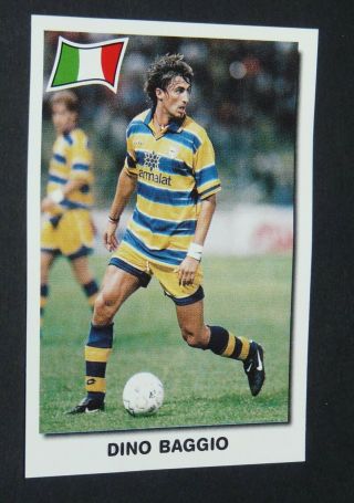 74 Dino Baggio Italia Parma Ac Calcio Panini Football 99 1998 - 1999