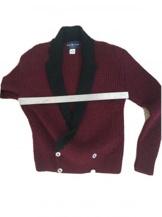 Ralph Lauren Vintage Hand Knit Wool Sweater Sz S Pristine