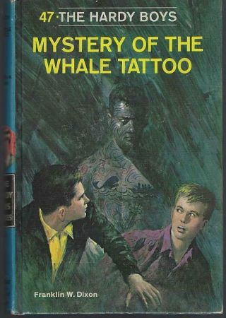 Mystery Of The Whale Tattoo By Franklin Dixon 1968 Hardy Boys 47 Matte Blue
