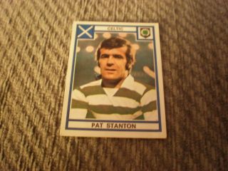 Figurine Panini Football 78 English & Scottish Football Sticker Pat Stanton 419