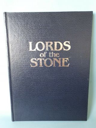 Lords Of Stone Hardcover Book By Alistair Macduff Of Eskimo Stone Art Statues