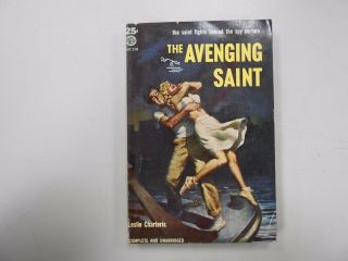 The Avenging Saint By Leslie Charteris (1931,  Avon Anc 518,  Pb) Rare Beauty