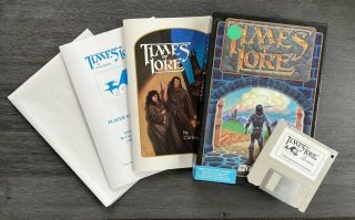 Vintage Times Of Lore Origin Game For Ibm Pc/tandy 3.  5 Disk 256k Floppy