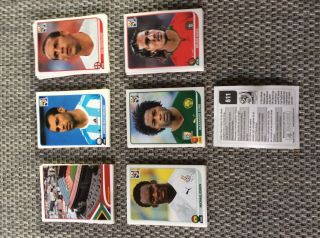 55 Different Panini South Africa World Cup 2010 Stickers