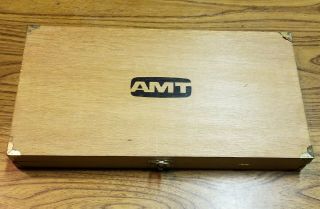Vintage AMT Large Caliper w/ 2 Caliper Wing Compass In Wooden Box 3