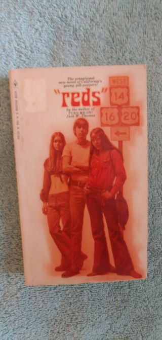 " Reds " By Jack W.  Thomas,  1970 Bantam Pb,  Good,  J.  Bama Cvr,  Highly Sought