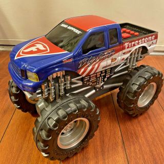 Vintage Road Rippers Bigfoot Firestone Motorized Monster Truck Toy State 95 Work