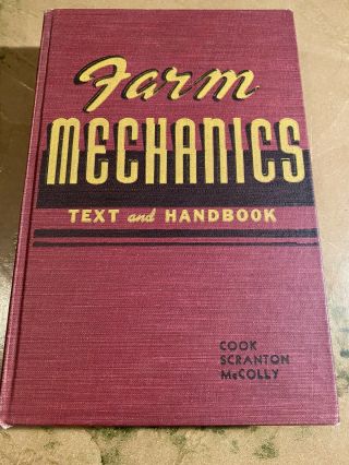 Vintage Farm Mechanics Text And Handbook