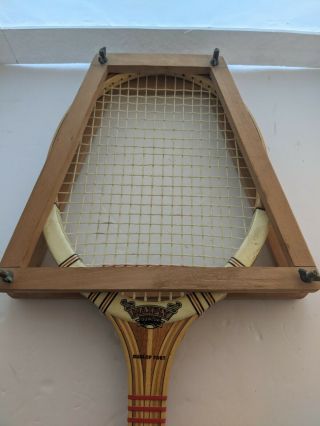 Vintage Dunlop Maxply Fort Wood Tennis Racket Medium 4 5/8 Made In England