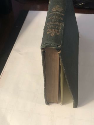 Marie Antoinette and her son - Hard Cover book from 1867 3
