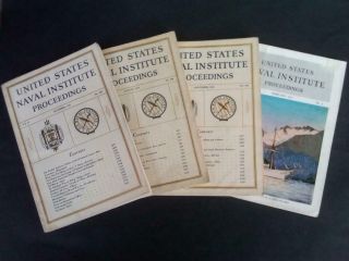 Four United States Naval Institute Proceedings,  Years 1941/1944 (2) /1957