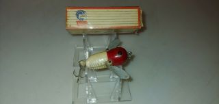 Heddon Tiny Crazy Crawler With Box; Older Than Vintage,  Made Circa 1960