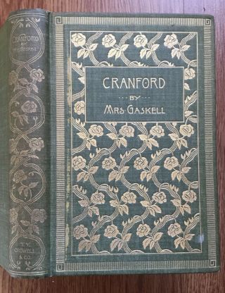 Cranford By Mrs.  Gaskell / Illustrated Old Book / Crowell 1895 Literature