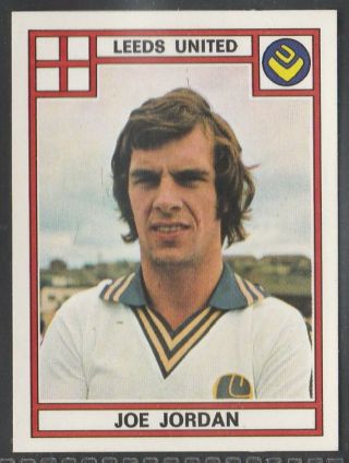 Panini 1978 Football 78 Sticker 171 Leeds Utd Player Joe Jordan