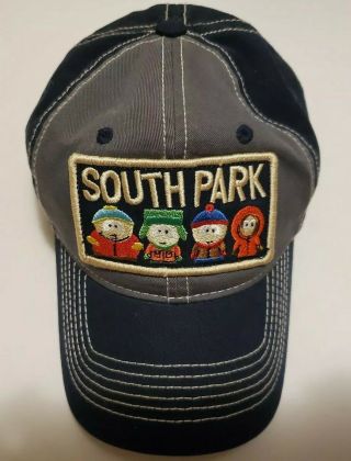 Vtg South Park Hat Cap Adjustable Cartoon Hat Collectible