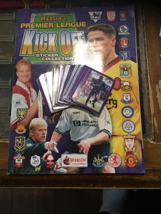 Merlin Premier League 98 Football Stickers - Kick Off 1998 Finish You Coll