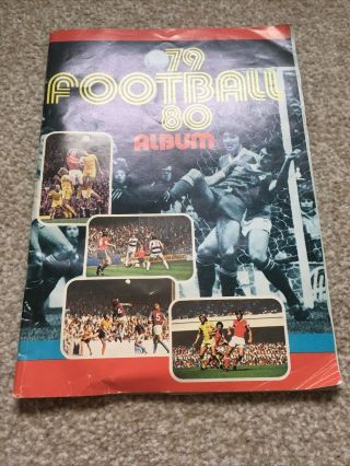 Football 79 80 Sticker Album 79 Stickers On There