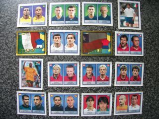 1998 Merlin World Cup 98 Official England Stickers Including Foils 180 - 300