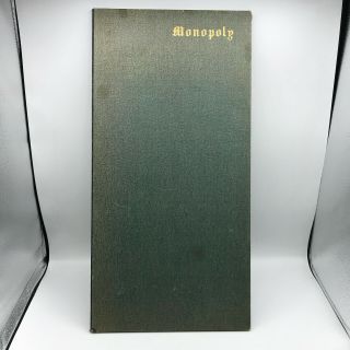 Vintage Monopoly Game Green Game Board Only Early Version 1930 