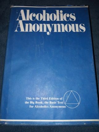 Alcoholics Anonymous Hcdj Aa Big Book 3rd Edition 19th Printing 1976 Very Good